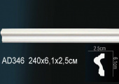 Молдинг гладкий AD346F